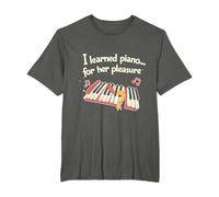 Keyboard Piano Adult For Her Pleasure Funny For Men Father T-Shirt
