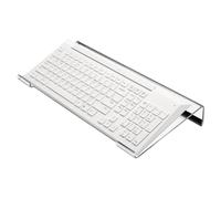 Keyboard Riser for Desk - Computer Keyboard Stand, Acrylic PC Keyboard Lift Clear Display Tray | Tilted Keyboard Holder, Keyboard Riser Holder for Desks, PC Rooms, Homes, Study