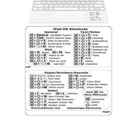 Keyboard Shortcut Methods: Word Quick Reference Guide/Dirtless Adhesive, Keyboard Shortcut Stickers for 13-16 Inch Air/Pro Compatible Laptop PC