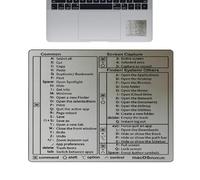 Keyboard shortcuts - Concise reference stickers, durable keyboard labels | Educational keyboard stickers without dirt, self-adhesive compatible with 13-16 inch Air/pro, essential guide for