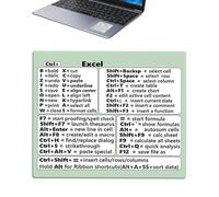 Keyboard shortcuts - Concise reference stickers, durable keyboard labels | Educational keyboard stickers without dirt, self-adhesive compatible with 13-16 inch Air/pro, essential guide for
