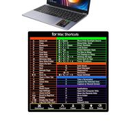 Keyboard Shortcuts - Keyboard Shortcuts Stickers for Laptops, Laptop Keyboard Stickers | Scratch Resistant PC Accessory Stickers, Word/Quick Guide Stickers for Fasts