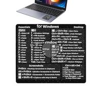 Keyboard Shortcuts - Keyboard Shortcuts Stickers for Laptops, Laptop Keyboard Stickers | Scratch Resistant PC Accessory Stickers, Word/Quick Guide Stickers for Fasts