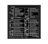 Keyboard Shortcuts Stickers, Word/ Quick Reference Guide, Keyboard Shortcuts, Waterproof Keyboard , Laptop Keyboard Shortcuts for Window, 13-16 p