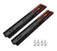 Keyboard Slide Tray 250mm 300mm 500mm Push to Open Drawer Runners Drawer Slides Heavy Duty Full Extension Ball Bearing Rebound Slides Rails 45kg 1pair