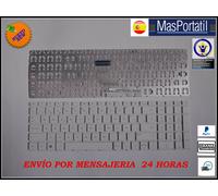 Keyboard Spanish Laptop HP Pavilion 15-DA0081NS 15-DA0082NS White TEC16