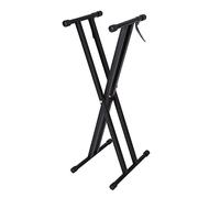 Keyboard Stand Adjustable Height Organ Stand Strong Iron Construction Piano Stand Anti-Slip Rubber Feet Keyboard Piano Stand Use in Practice or Performances