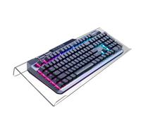 Keyboard Stand - Ergonomic Tilted Transparent - Keyboard Holder for Office Home School Reception Study Typing Students Players Programmers