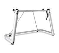 Keyboard Stand Piano 61 Key Piano Stand for 88 Keyboard 76 Key Keyboard Stand Locking Straps Adjustable Digital Piano Stand Electric Piano Stand for Students Adults Sturdy Musical Keyboard Stand(Grey)