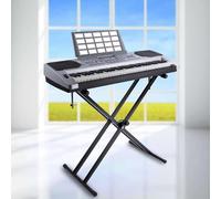 Keyboard Stand, Single Layer X Shaped Double Tube Detachable Electronic Piano Stand Electric Organ Holder Adjustable Height Portable X Style Keyboard Stand Double Braced Music Tool