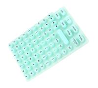 Keyboard Stickers for Long Nails - Raised Keyboard Stickers - Silicone Protection Reusable Sticky Pad for Women PC Desktops Notebook Laptops