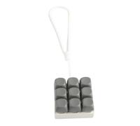 Keyboard Switch Simulator Keychain Mechanic Keyboard Switch Tester with 9 Independent Buttons Colorful Keychain Device
