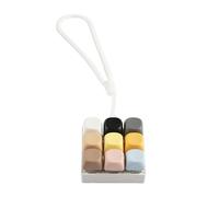Keyboard Switch Simulator Keychain Mechanic Keyboard Switch Tester with 9 Independent Buttons Colorful Keychain Device