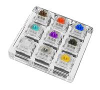 Keyboard Tester - Mechanical Key Sampler Tool 6x6cm, Axis Testing Device 45g | Compact Portable Design Supports Accurate Evaluation Analysis Improves Typing Feedback Understanding