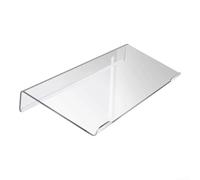 Keyboard Tray Fabricated from Transparent Acrylic with Fixed Slope to Support Repetitive Task Efficiency (clear big)