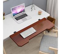 Keyboard Tray Foldable Desk Extender with Arc Design Clip on Cuter Keyboard Support Adjustable Elbow Arm Rest Easy Installat for Comfort & Productivi