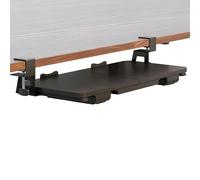Keyboard Tray Under Desk 26.8x11.8inch (31 Including Clamps) with C Clamp, Pull Out Computer Drawer for Typing