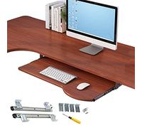 Keyboard Tray with Adjustable Sliding Drer, Multi-Use Desktop Storage Solution, Black, 70 x 27 cm, Perfect for Home Office nization and Space Saving