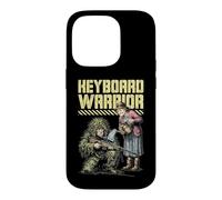 Keyboard Warrior Funny Ghillie Suit FPS Military Gamer Case for iPhone 14 Pro