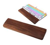Keyboard Wrist Rest - 14.2 Inch Black Walnut | Wooden Wrist Rest | Mechanical Keyboard Hand Support | Non-Slip Writing Stand | Ergonomic Rest Pad for Keyboard