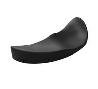 Keyboard Wrist Rest 2Pcs Ergonomic Mouse Pad Wrist Brace Silicone Gaming Anti Slip for Apply(Black)