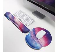 Keyboard Wrist Rest and Mouse Pad with Computer Wrist Rest Set, Non-Slip Rubber Base, Ergonomic Raised for Easy Typing & Pain Wrist Relief, Desktop Computer,Gaming Keyboard (X02 X05-A04)