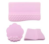 Keyboard Wrist Rest Memory Foam Keyboard Stand Mouse Pad 2-in-1 Ergonomic Keyboard Riser Non-Slip Gel Support Pad for Typing, Gaming, Office and Home Setup Wrist Pain Relief and Repair