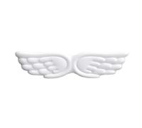 Keyboard Wrist Support Keyboard Mouse Wrist Rest Angel Wing Memory Foam Pad Set Support Ergonomic Non-Slip for Office PC Laptop Easy Typing(White Long)