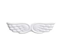 Keyboard Wrist Support Keyboard Mouse Wrist Rest Angel Wing Memory Foam Pad Set Support Ergonomic Non-Slip for Computer Laptop Easy Typing(White Long)