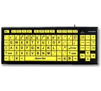 KEYBOARD, YELLOW KEYS, UPPER CASE KYB-MON2VIS-UCUH (ACCURATUS) Qty X 1