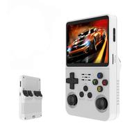 Keyboy - Keyboy Game Console, Portable Retro Video Game Console Built in 20000+ Games, Handheld Game Console, 3.5-in HD HD IPS Screen, Relive The Glory Days (White)