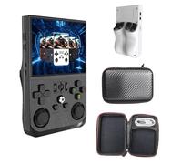 Keyboy - Keyboy Game Console, Portable Retro Video Game Console with 20000+ Games, Handheld Game Console, 4" HD IPS Screen, New R36Pro (4-inch screen,128g black)