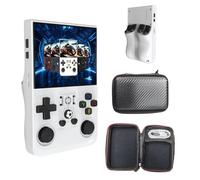 Keyboy - Keyboy Game Console, Portable Retro Video Game Console with 20000+ Games, Handheld Game Console, 4" HD IPS Screen, New R36Pro (4-inch screen,128g white)