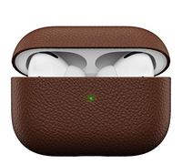 KeyBudz Artisan Leather Case for Apple AirPods Pro Case, Case, Leather Case Real Leather, Headphone Earphone Accessories, brown