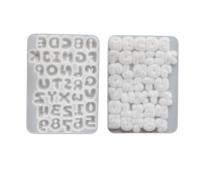 Keycap Charm Silicone Molds Number Letter Silicone for Making Mechanical Keyboard Resin Charm Keycap Decoration Tradition Keyset Letter