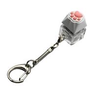 Keycap Keychain- 11g Lightweight Silicone Soft Keycap Keychain Fidget Toy | Portable Sensory Toys | Versatile Safe Relaxing Supplies Small For Subway, Work, Outdoor, School, Travel