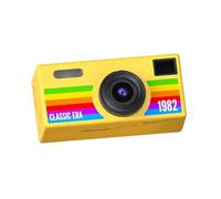 Keychain Camera - Keychain Digital Camera with Photo Capture & HD Display, Compact Wearable for Everyday Moments, Travel & On-the-Go Memory Keeping (Yellow)