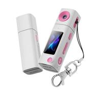 Keychain Camera with 1Inch Display 230 Degree Rotating Lens and 400mAh Battery for Easy Point and Rotating Lens Camera