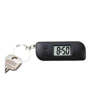 Keychain Clock,Glow-in-The-Dark Electronic Keyring Watch with LED Display | Electronic Clock Keychain for Athletes Teens Women Girls Family Men Son Boys