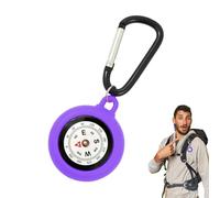 Keychain Compass, Carabiner Compass,Small Navigation Carabiner - Camp Carabiner, Small Pocket Waterproof Gear, Portable Survival Keychain Tool