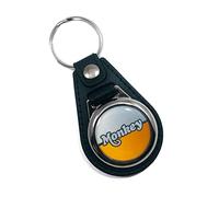 Keychain Compatible with Honda Monkey Bike Key Ring Key Holder, Yellow, Default