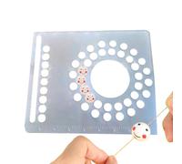 Keychain Design Board - Acrylic Bracelet Bead Board | Beading Boards Acrylic Wristband Beading Trays | Wristlet Keychain Tools Wristband Maker Jewelry Making Supplies Jewelry Charm Bracelet