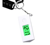 Keychain Digital Clock - Compact LED Digiital Pocket Watch with Time Display | Mini Keychaiin Wattch | Keyring Luminous Cloock with Backlight | Portable Timepiece for Travel and Everyday Carry