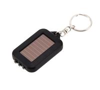 Keychain Flashlight - Solar Powered Mini Torch for Outdoor Use | Compact Rechargeable Light for Camping Hiking Home Security Urgent Kits and Key Ring Attachment Providing Bright Anywhere