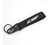 Keychain For HON-DA CBF600 CBF500 CBF1000 CBF250 CBF 125 150 250 500 600 600S 1000 Motorcycle Embroidery Keyring Key Ring Chain Motorbike Key Rings (Color : Black 1 piece, Size : 1)