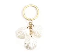 Keychain Friendship Gift, Shell Keyring for Women, Gifts for Girlfriend, Inspirational Travel and Retirement Keychain, Unique Birthday and Thank You Present (A-Shell)