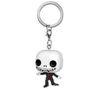 Keychain Funko Pocket Pop Nightmare Before Christmas 30Th Anniversary Jack Skellington Blanc TU