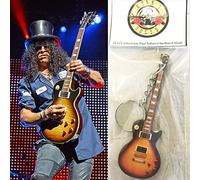 Keychain Guitar Gibson Les Paul Tobacco Slash Guns N Roses