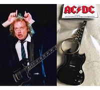 Keychain Guitar Gibson Sg Ebony Angus Young AcDc