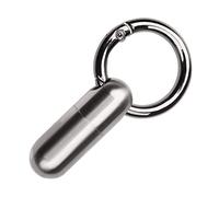 Keychain Holder Small Aluminum Bottle Daily Use Keychain Container Moistureproof
